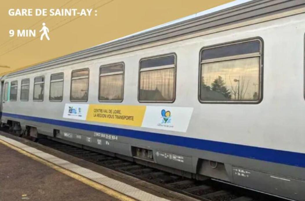 Charme De Loire A St Ay *T2* Lägenhet Saint-Ay Exteriör bild